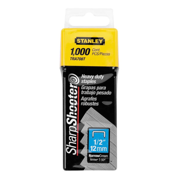 Grampas Stanley TRA708T Corona Angosta 1/2 1000pz