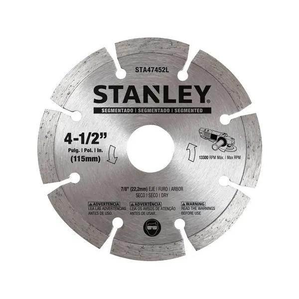 Disco Diamantado Stanley STA47452 Segmentado 115mm