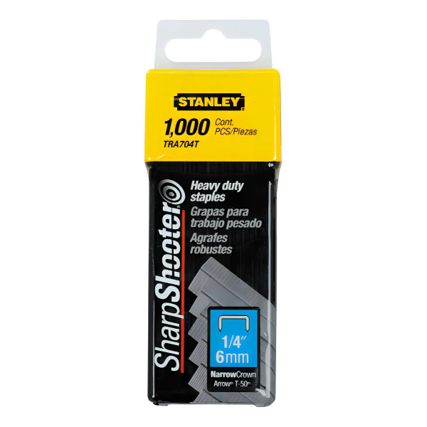 Grampas Stanley TRA704T Corona Angosta 1/4 1000pz
