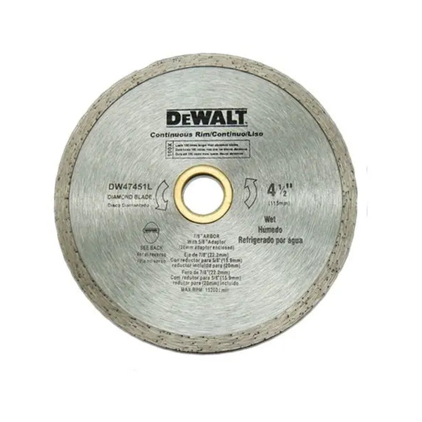 Disco Diamantado DeWalt DW47451HP 115mm Continuo
