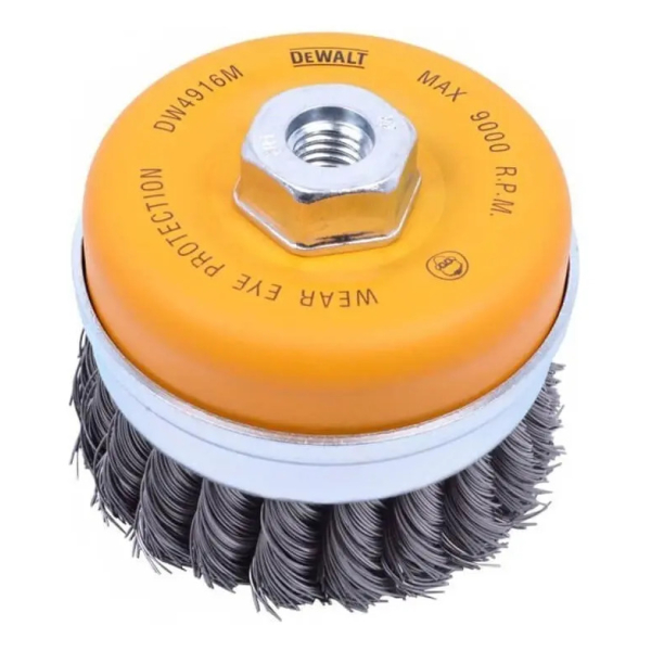 Cepillo Copa Trenzado DeWalt DW4916M 4"