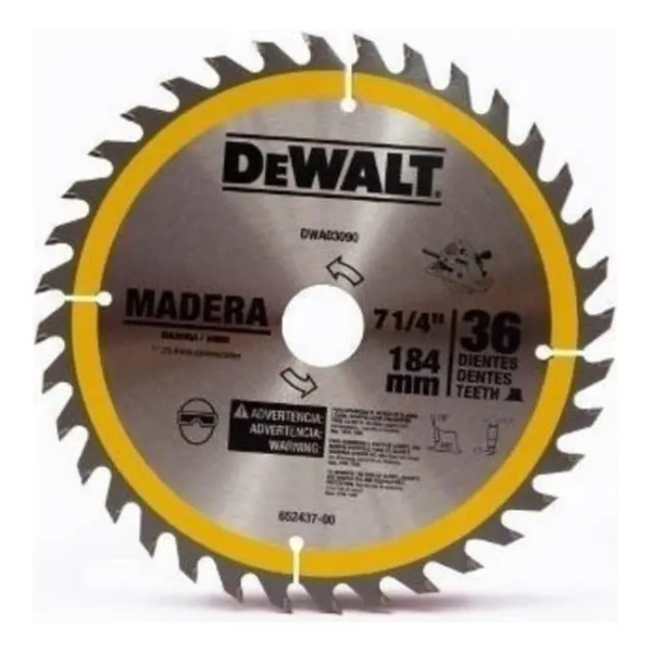 Disco Sierra Circular DeWalt DWA03090 7 1/4 36d