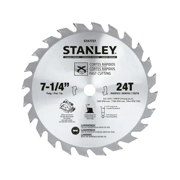 Hoja Sierra Stanley STA7737 7 1/4 24d