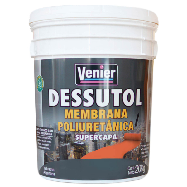 Membrana Poliuretánica Supercapa Dessutol Venier Blanco 20kg