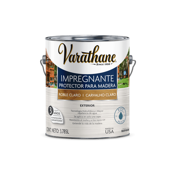 Protector De Madera Roble Claro 3,785lt Varathane Raincoat 