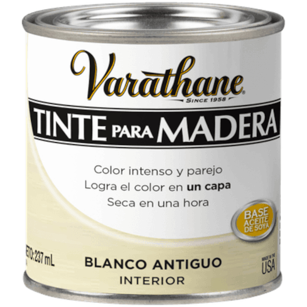 Tinte Para Madera Blanco Antiguo Varathane 237ml