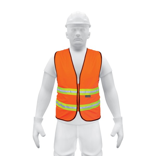 Chaleco de Seguridad Naranja Reflectivo Truper CHS-600N