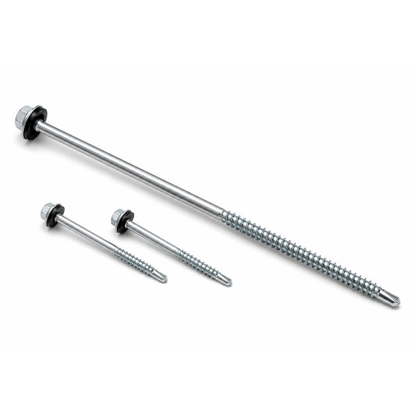 Tornillo Autoperforante Punta Mecha 14 x 6" con Arandela