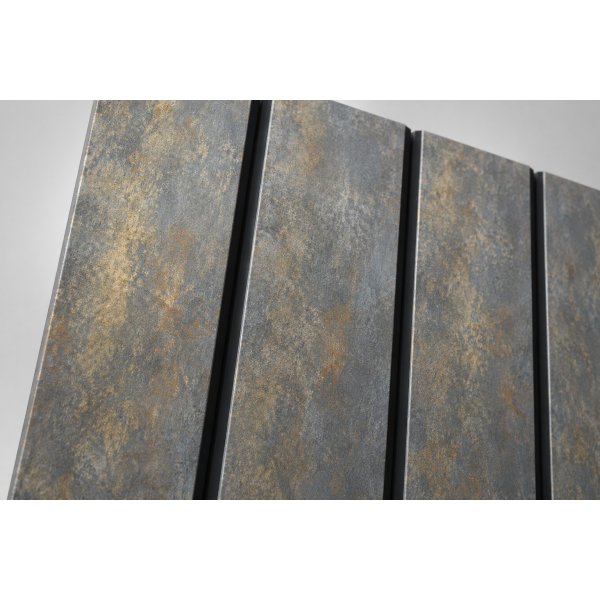 Chapa ARMCO efecto Corten Blue, detalle