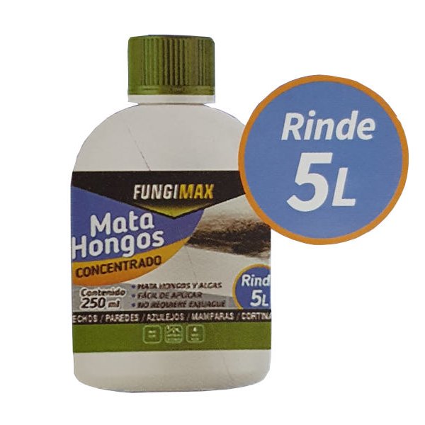 Fungicida Mata Hongos Concentrado FUNGIMAX 250ml