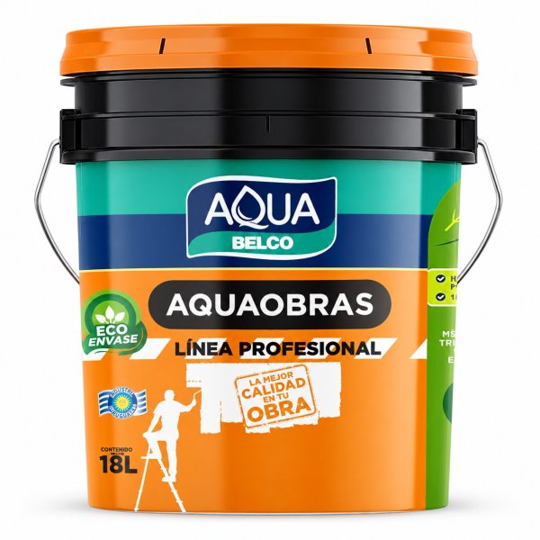 Pintura Latex Interior Antihongos Aqua Obras Belco 3,6 LT