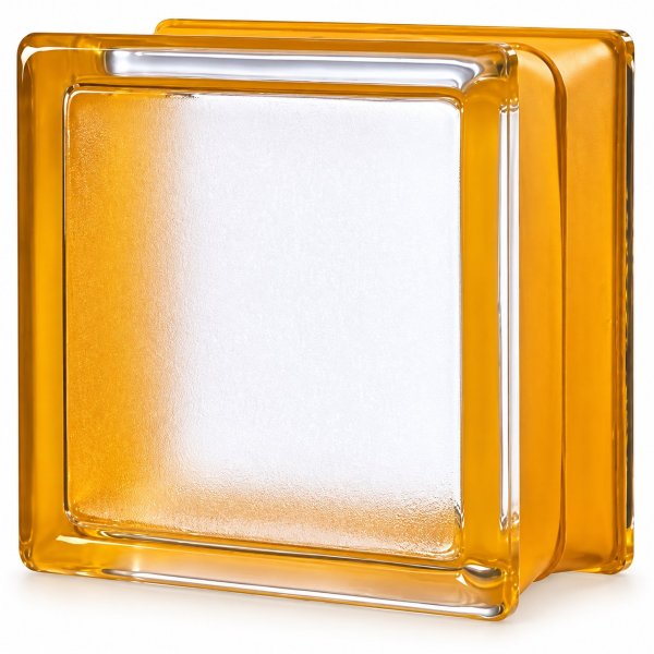 Ladrillo de Vidrio Esmerilado Mini APRICOT (Amarillo)