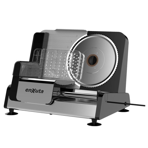 Cortadora de Fiambres de 180 W y Cuchilla de 22 cm Diámetro Enxuta SDAENXCF2452
