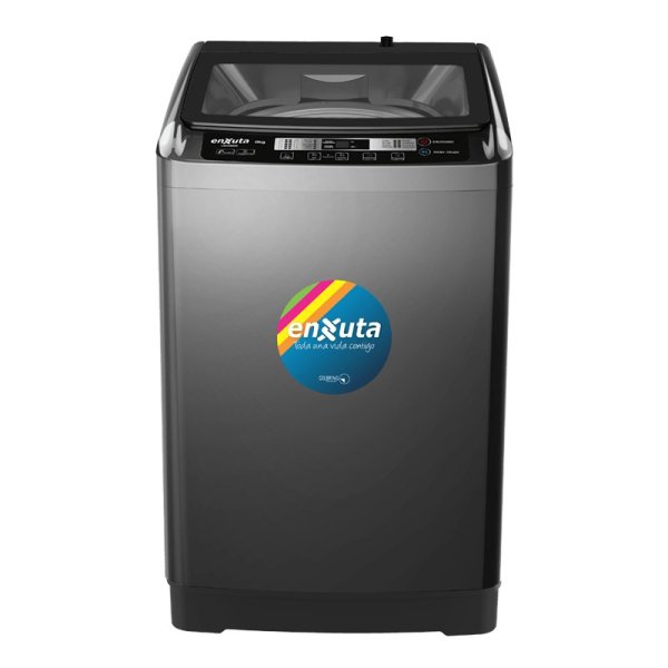 Lavarropa Automático Carga Superior 8 kg con Bomba y Tapa de Vidrio Enxuta LENX0850