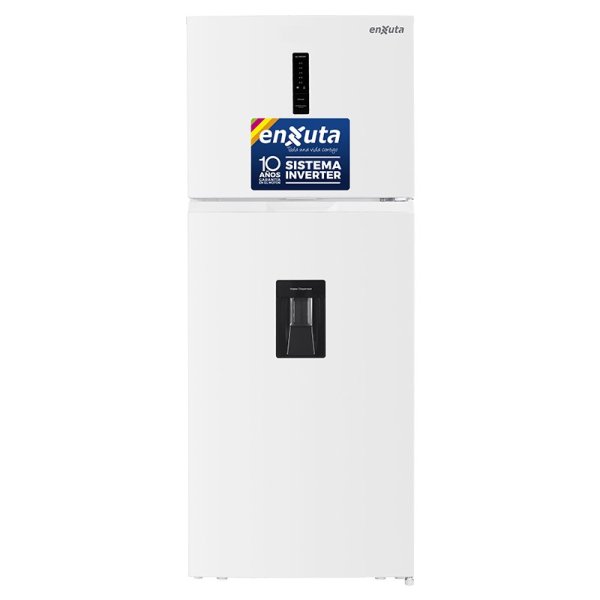 Refrigerador Frío Seco Inverter 420 L Blanco con Dispensador Enxuta RENX22415DW