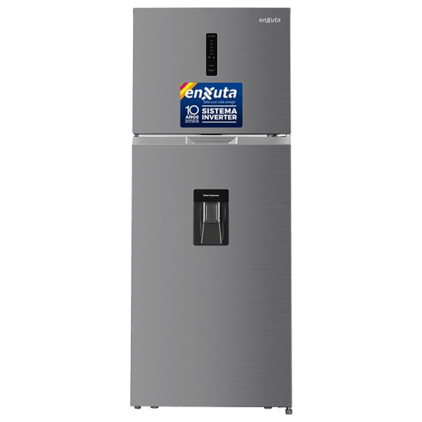 Refrigerador Frío Seco Inverter 420 L Inox con Dispensador Enxuta RENX22415DI