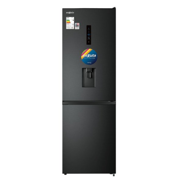 Refrigerador Combi Frío Seco 304 L Dark Inox con Dispensador y Control Enxuta RENXCMB16300D