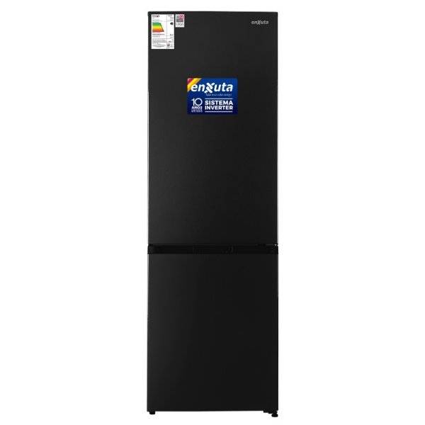 Refrigerador Combi Inverter Frío Seco 400 L Dark Inox Enxuta RENXCMB22400N