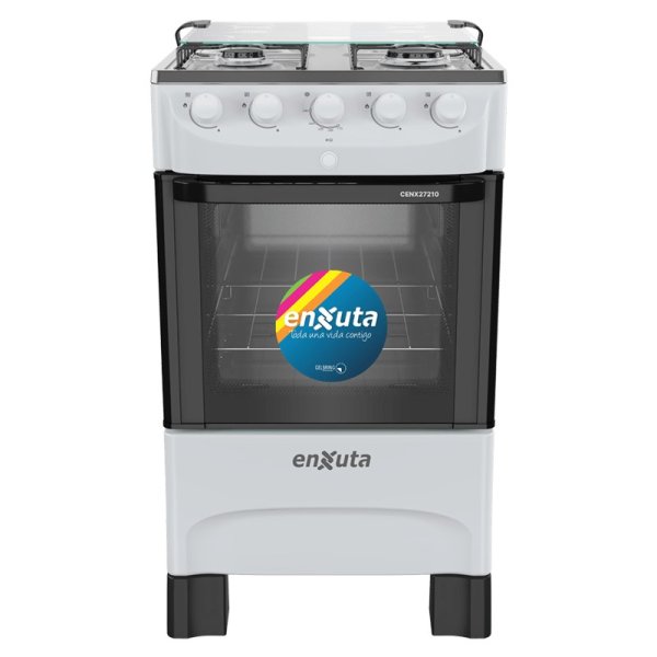 Cocina Supergas 4 Hornallas Blanca Con Termocupla y Encendido Enxuta CENX27210W