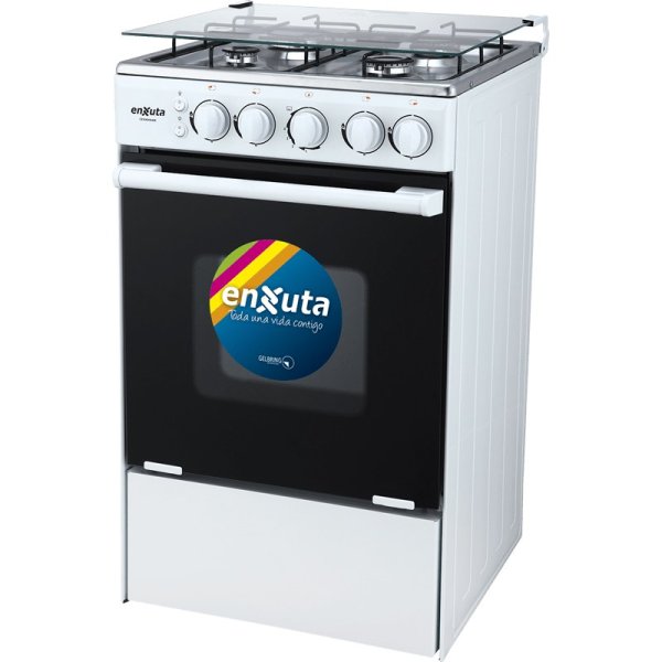 Cocina Supergas 4 Hornallas Blanca con Termocupla 50x60 Enxuta CENX9504W