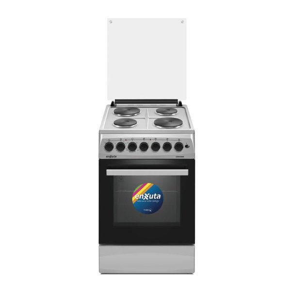 Cocina Eléctrica 4 Discos Eléctricos y Convección Inox 50x60 Enxuta CENX5548I