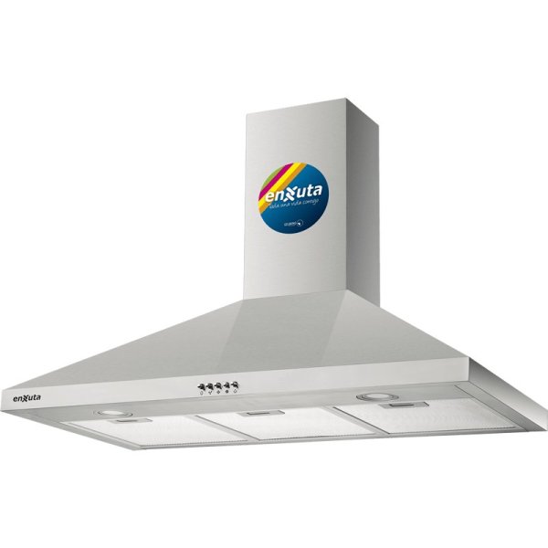 Campana 90 cm de Acero Inoxidable con extracción de 750 m³/h Enxuta CSSENX119