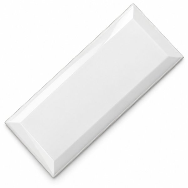 Cerámica Pared Ladrillo 10x20cm Blanco Brillo Ceral
