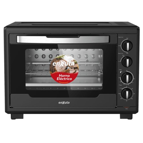 Horno Eléctrico 55 Litros Negro Enxuta HENX055N