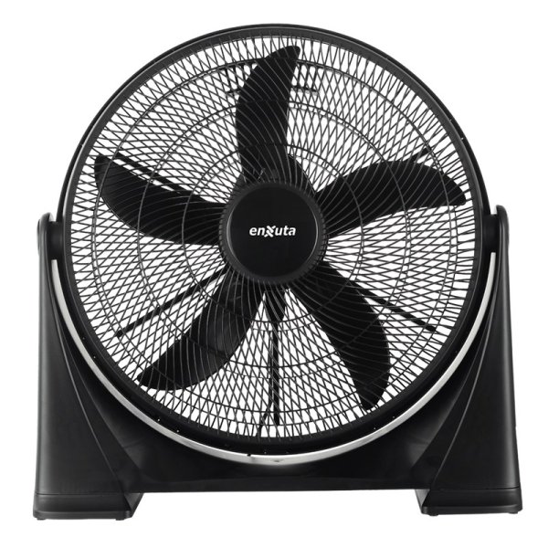 Turbocirculador de Aire 50 cm Diámetro de Piso o Pared Negro Enxuta VTENX920N