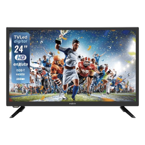 Televisor LED 24 Pulgadas HD, ISDB-T Enxuta LEDENX1224D1K