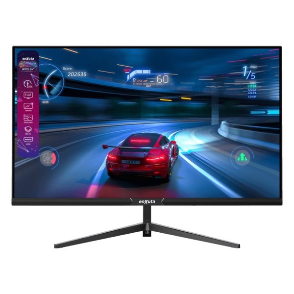 Monitor 24 Pulgadas Full HD Gamer, Panel VA, 165 Hz, HDMI, Displayport, 1 ms Enxuta MGIENX2824-165F