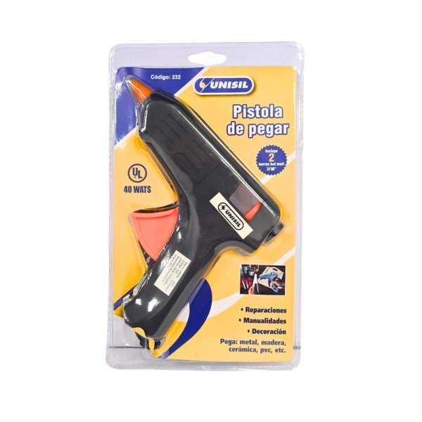 Pistola de Pegar Hot Melt Grande 40 W UNISIL