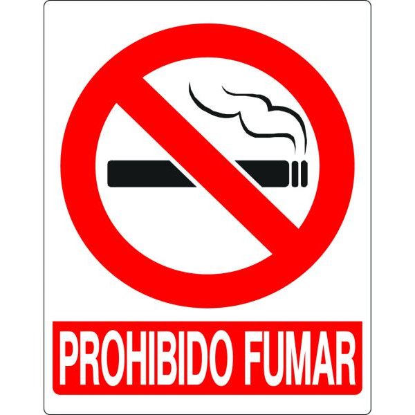 Letrero «Prohibido Fumar» Best Value