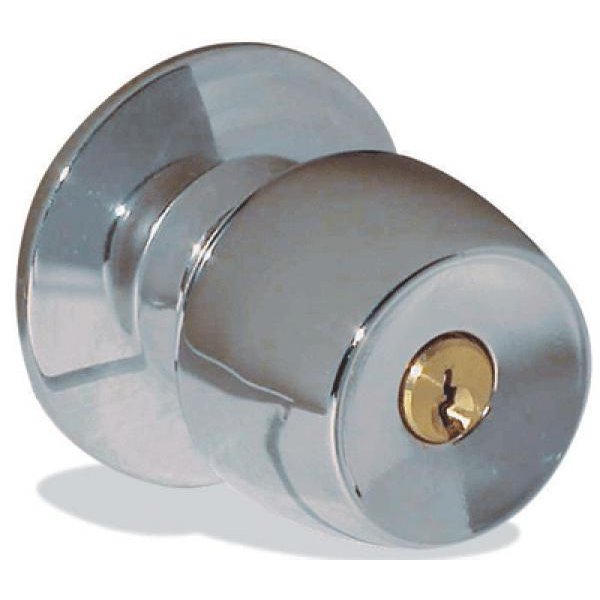 Cerradura de Pomo Copa Cromado sin Llave BEST VALUE