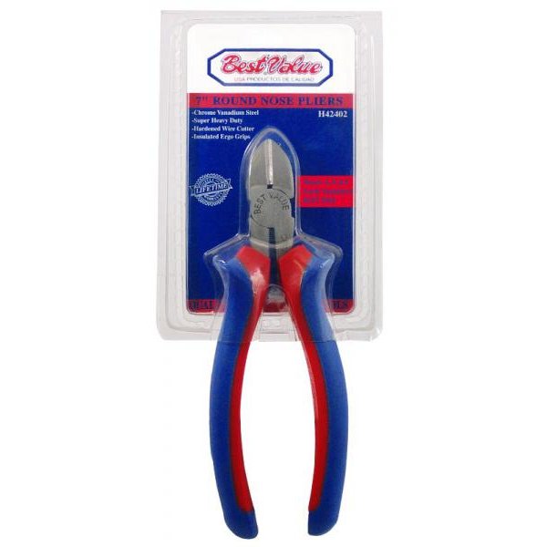 Alicate de Corte Diagonal 7" Cromo Vanadio Ergonómico BEST VALUE