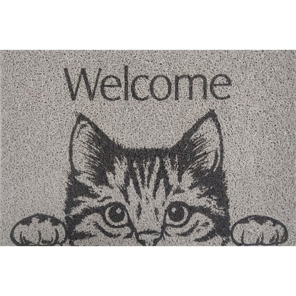 Felpudo Vinil Pet Welcome Cat 60 x 40 cm