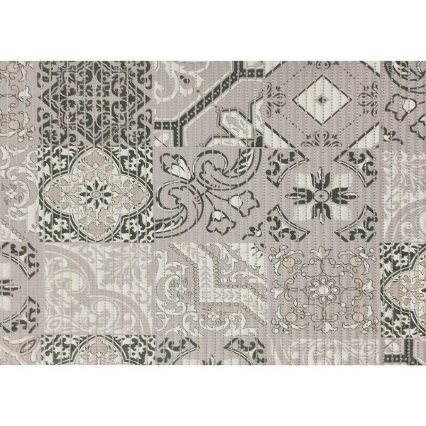 Tropical Azulejo Gris 43 x 65 cm