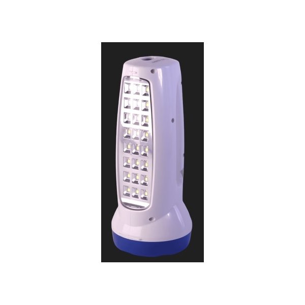 Linterna LED + Farol 24 LED Recargable 1 W