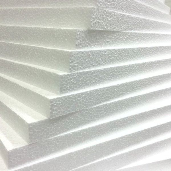 Placa Poliestireno Expandido EPS 1m x 1m x 2cm Tipo III