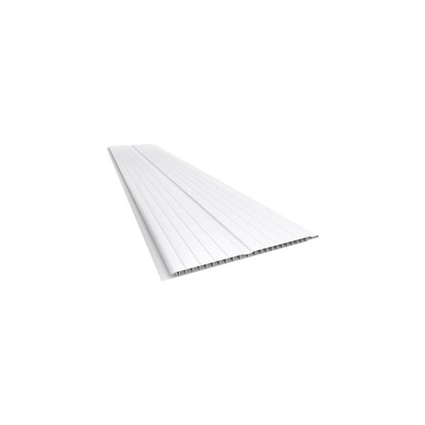Tablilla PVC Blanco Gemini Frisado 10 mm