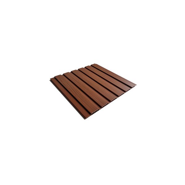 Tablilla PVC Ripado Marrón 7 mm 6,02 m