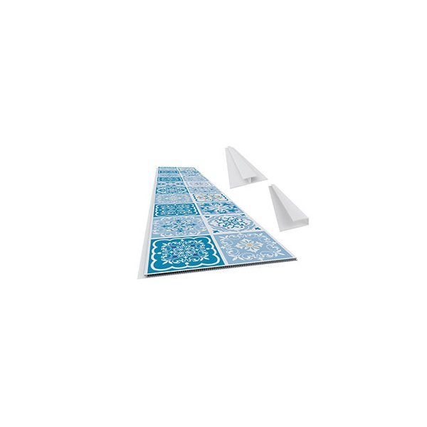 Pack Tablillas PVC Slim Azulejo Great Plava
