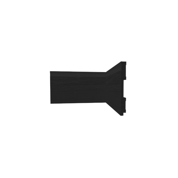 Zócalo PVC Nobre Negro Rústico 15 cm