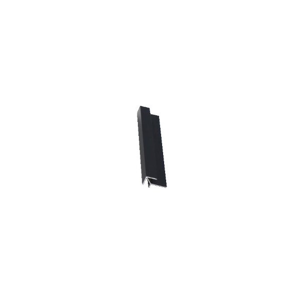 Perfil Externo para Placa 2,95 m Negro