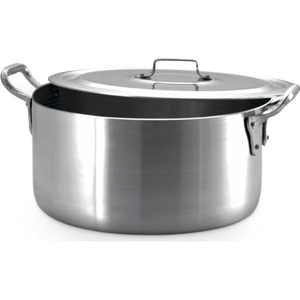 Olla Baja Con Asas Aluminio 51lt Super Hotel Oliveira 5066