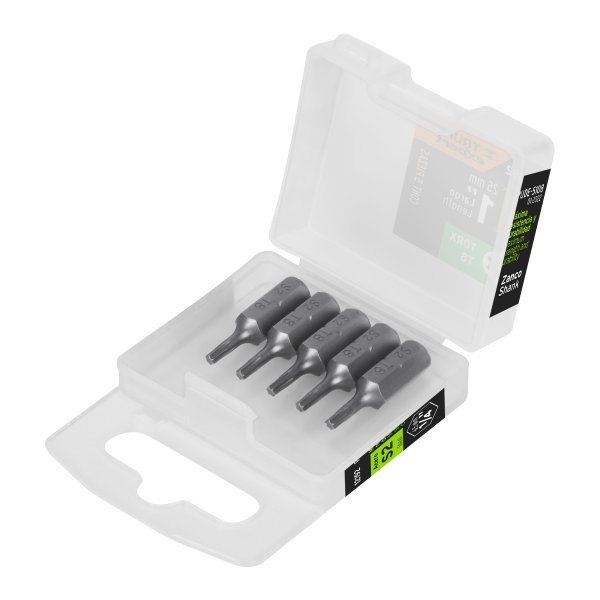 Puntas Atornillador Torx T8 x 1'' Truper PUDE-5108 Estuche x 5 