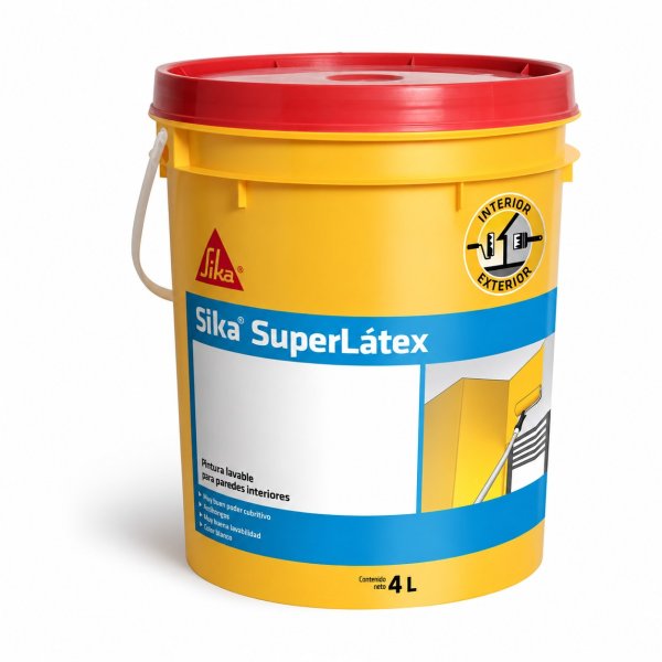 Pintura Látex Lavable Antihongos SuperLátex Sika
