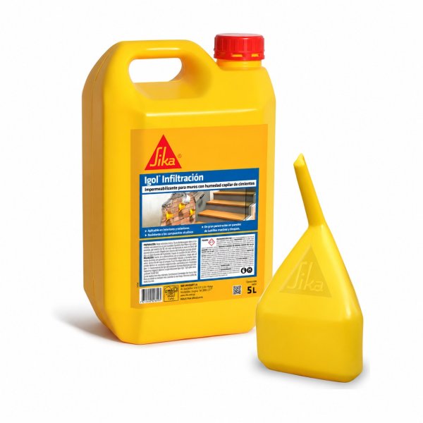 Impermeabilizante para Humedad de Cimientos Igol Infiltración Sika 5 L