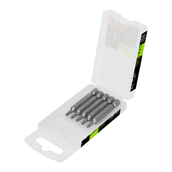 Puntas Atornillador Torx Con Seguro T10 x 2'' Truper PUDE-6210 Estuche x 5 