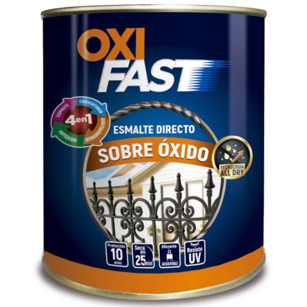 Esmalte 4 En 1 Grafito Gris Claro OXIFAST Belco 0,9lt